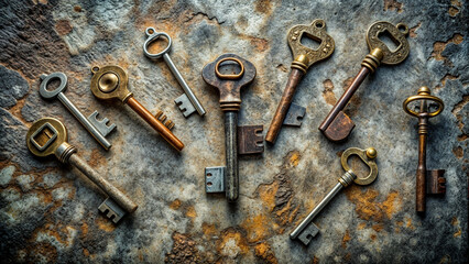 keys to the castle, vintage