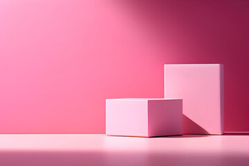 3d pink box