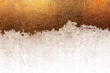 black golden brown , color gradient rough abstract background shine bright light and glow template empty space , grainy noise grunge texture on transparent background. PNG