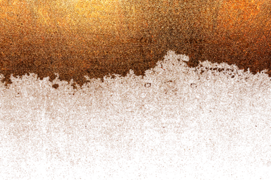 black golden brown , color gradient rough abstract background shine bright light and glow template empty space , grainy noise grunge texture on transparent background. PNG