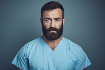 Portrait of a professional male nurse