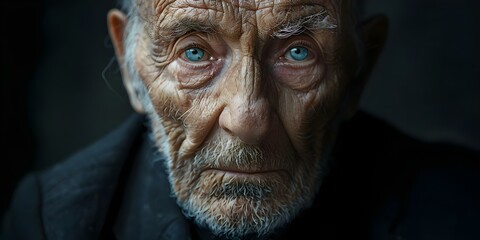 Portrait of an elderly man captured with exquisite lighting and composition. Concept Portrait Photography, Senior Portrait, Lighting Techniques, Composition, Elderly Man
