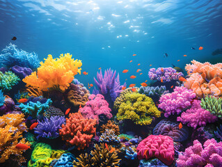 Explore the wonders of underwater ecosystems with colorful coral reef wallpapers