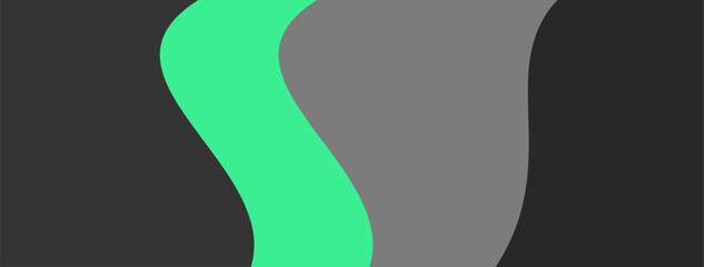 Minimalist abstract wallpaper with mint and grey colors.