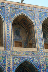 Fototapeta na wymiar Detail of Ulugh Beg Madrasah, Samarkand