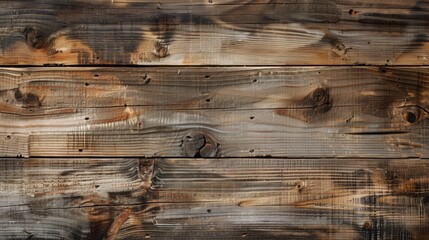 Rustic barn wood with knots and nail holes, full of character - obrazy, fototapety, plakaty