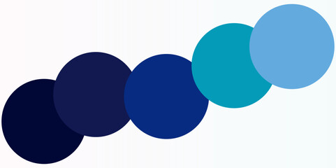 blue Color circles .Abstract circles background with bouncing balls. 