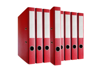rote Aktenordner