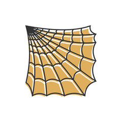 Fototapeta premium Spider web logo design with modern concept