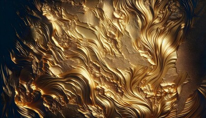 Elegant Gold Foil Texture for Luxurious and Sophisticated Backgrounds