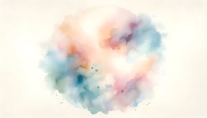 Soothing Watercolor Wash for Calm and Artistic Backgrounds