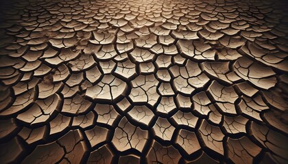 Cracked Desert Soil Texture for Arid Climate Themes