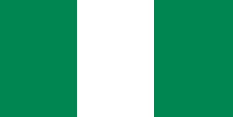 flag of nigeria country - obrazy, fototapety, plakaty