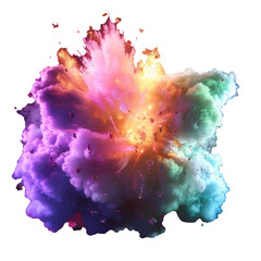 This magical explosion has a colorful explosion effect with clouds, smoke and fumes. There is a fire blast and a weapon shot. Magnet spells are purple, green, blue, and red, explode with detonation,