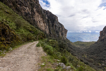 mountain road in the mountains