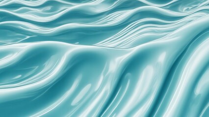 Obraz premium blue silk background a blue background with waves