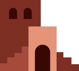 Fototapeta premium Architectural Boho