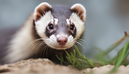 Photo of ferret, wild photography