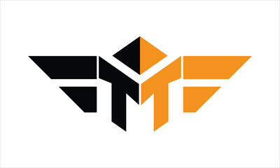 TT initial letter falcon icon gaming logo design vector template. batman logo, sports logo, monogram, polygon, war game, symbol, playing logo, abstract, fighting, typography, icon, minimal, wings logo