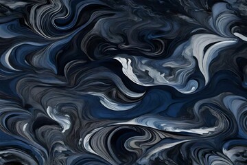 Obraz premium abstract blue background with waves