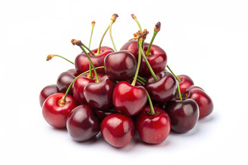 cherries cherries  isolated on white