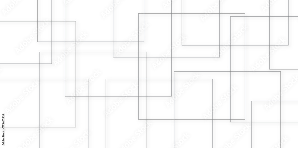 Poster abstract seamless random geometric black, white square lines pattern on a transparent background des