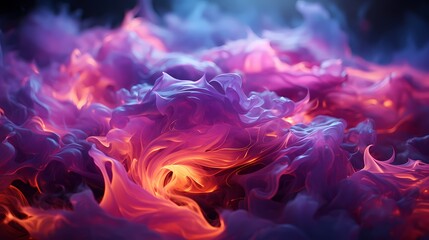 Electric blue and neon pink liquids collide in a burst of energy, forming intricate abstract patterns that fill the air. HD camera captures the intense collision with precision - obrazy, fototapety, plakaty
