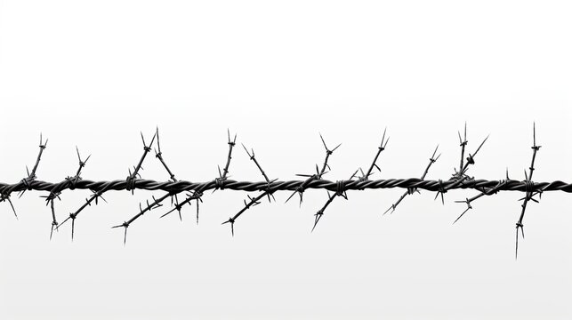 recommend clip art: Barbed Wire Fence