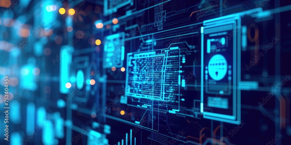 Poster images might portray audit procedures, security assessments, or vulnerability testing scenarios