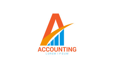 Financial accounting logo, with check mark for financial accounting
