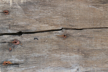 Old wooden texture for background that has natural cracks.