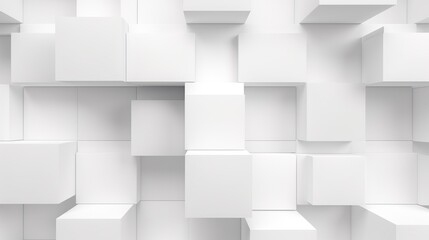 Abstract 3d rendering CubesSeamless Background.