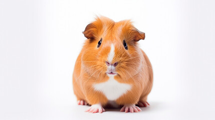 guinea pig isolated on white background