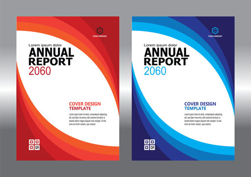  Modern Annual Report Cover Template Design Geometric flyer Brochure leaflet presentation cover magazine set vector template layout of A4 format with bleed area