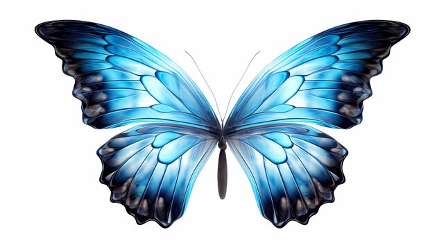 blue butterfly wings