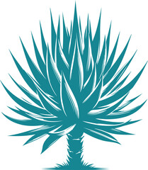 agave plant vector illustration 