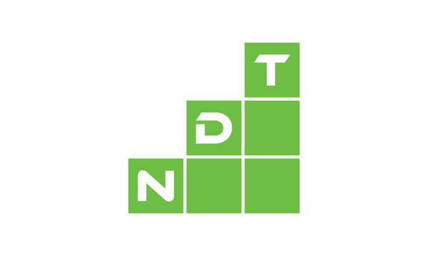 NDT initial letter financial logo design vector template. economics, growth, meter, range,  profit, loan, graph, finance, benefits, economic, increase, arrow up, grade, grew up, topper, company, scale