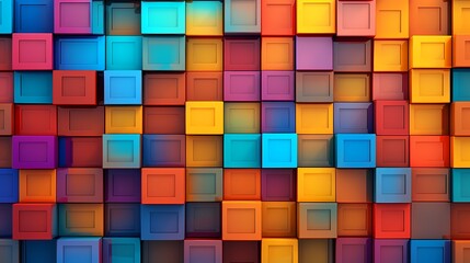 colorful windows flat texture - obrazy, fototapety, plakaty