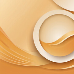 abstract orange background with waves by