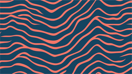 Abstract background with cute wavy line pattern. Print for the cover of the book, postcards, t-shirts. Vertical orientation. Digital image with a psychedelic stripes. Hand-drawn doodle. Seamless.