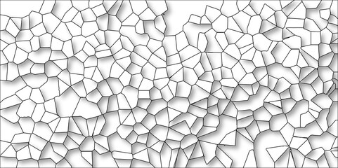 3D Retro White Camouflage Seamless Vector Pattern with Grunge Texture, Broken Glass Cement kitchen decor, white marble bath floor. Fabric vintage print. Quartz glass natural fragment.