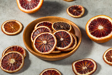 Obraz na płótnie Canvas Dry Dehydrated Blood Oranges