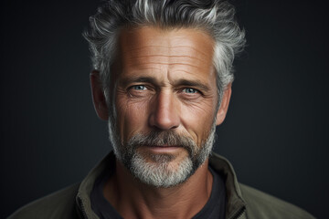 Obraz premium AI generated portrait of confident successful businessman professional worker