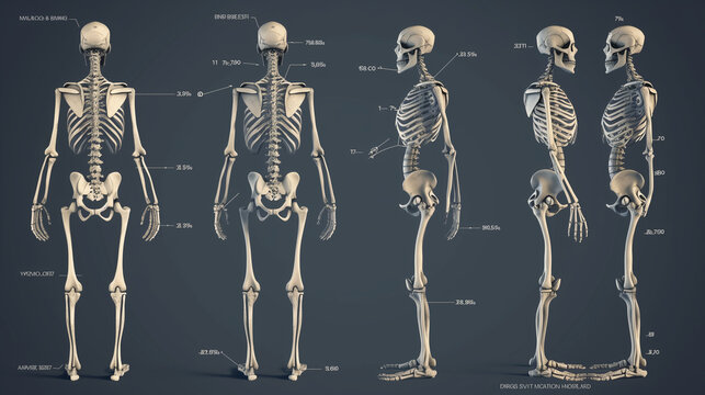 
Human Skeleton System Bone Joints Anatomy