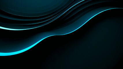 Fototapeta premium abstract blue wave background