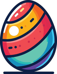 About Easter Egg silhouette , Vector 