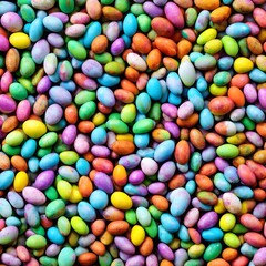 Obraz premium Colorful Easter Eggs With Beautiful Patterns 