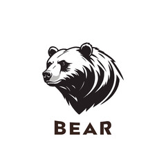 Creative Polar Bear Logo Mascot. Esports gaming emblem of Bear, Sports Team emblem, Bear logo.