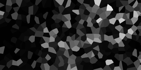 abstract black geometric with triangles and marble texture. Seamless pattern mosaic marble pattern texture with seamless shapes. dark and light gray Geometric Modern creative background.