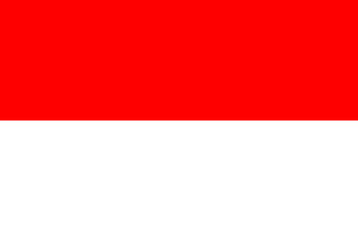 flag of indonesia country asia continent - obrazy, fototapety, plakaty